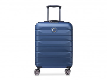 DELSEY VALIGIA TROLLEY CABINA SLIM 4 DOPPIE RUOTE   00386680302T9  AIR ARMOUR 55 CM BLU NOTTE