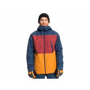 QUIKSILVER GIACCA SNOWBOARD UOMO INVERNO EQYTJ03335 BSN0  SYCAMORE BLUE/RED