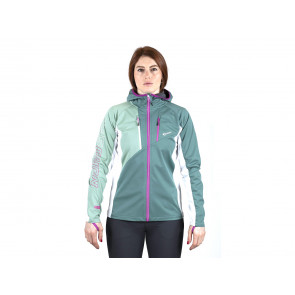 NORDSEN GIACCA TREKKING DONNA INVERNO DH3P PQG  W SOFT SHELL GREEN
