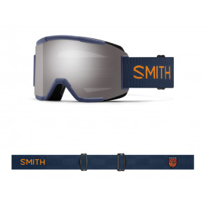 SMITH MASCHERA SCI SNOWBOARD + LENTE RICAMBIO   M00668.5T 019M  SQUAD GOG-CP SUN PLATINUM BLACK HIGH FIVES